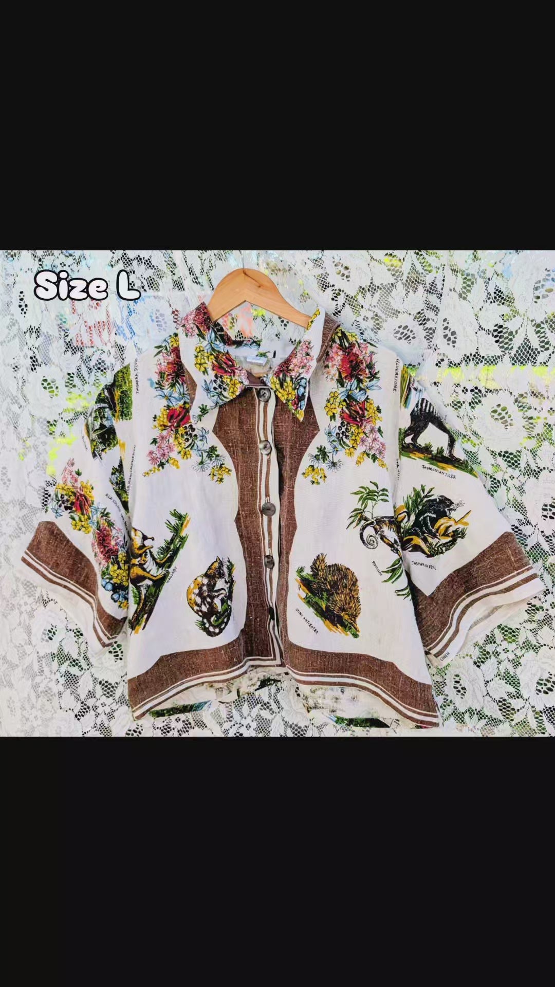 Vintage Patch shirt - Size L