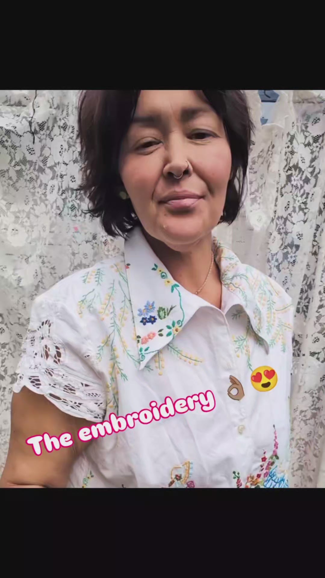 Vintage Embroidered Shirt