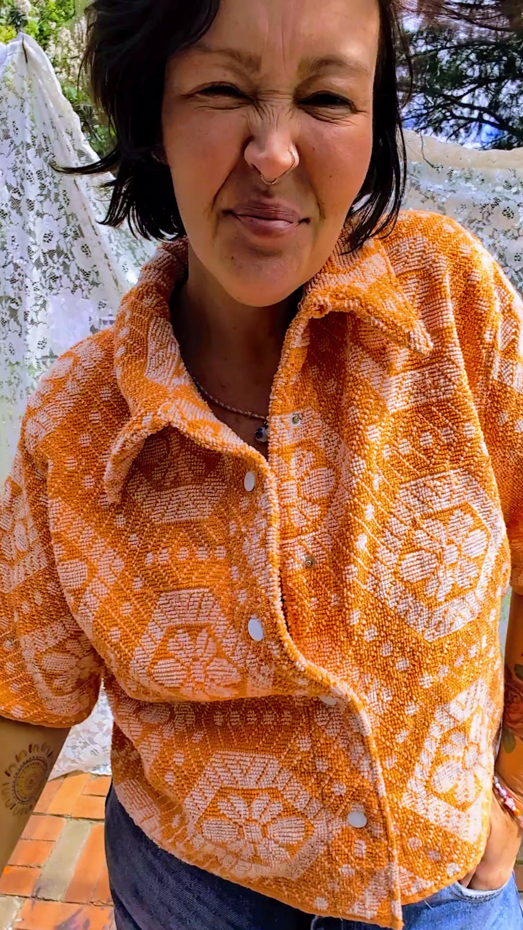 Vintage Patch shirt - Size M/L