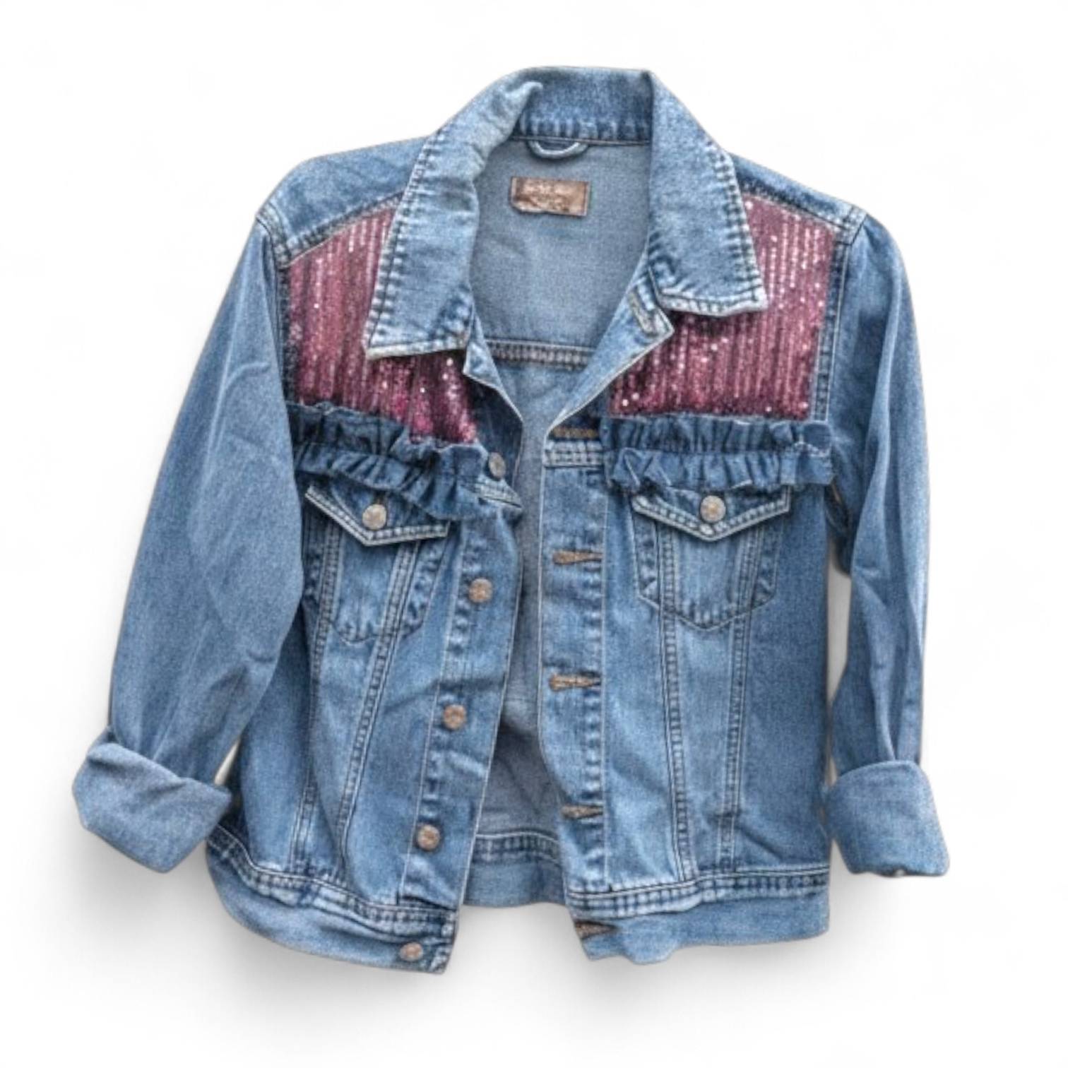 Frilly pink sequins jacket