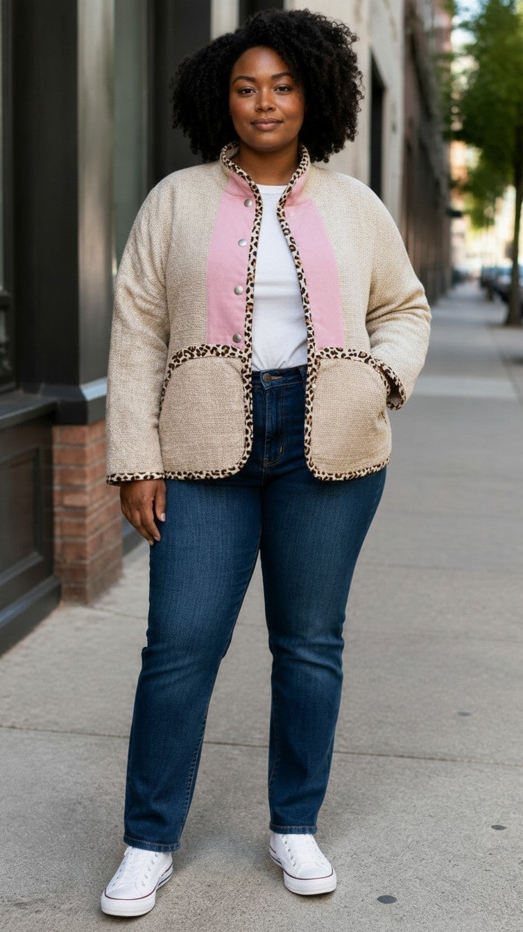 Oversized winter jacket