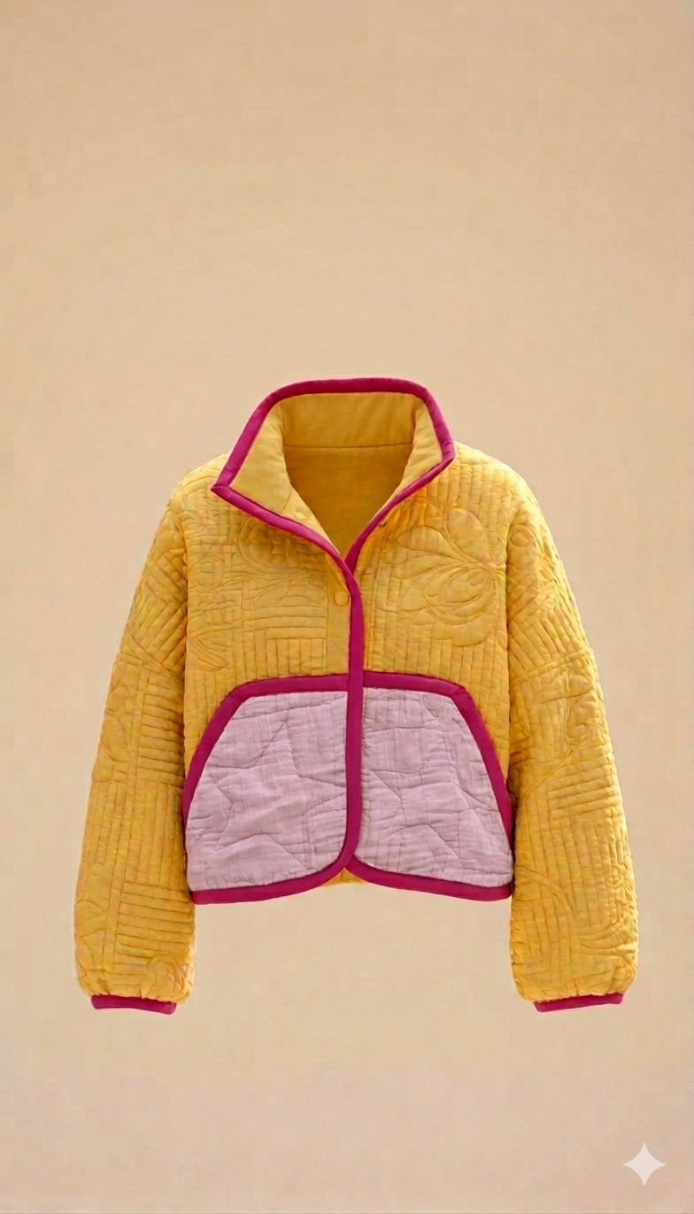 Oversized crop winter jacket