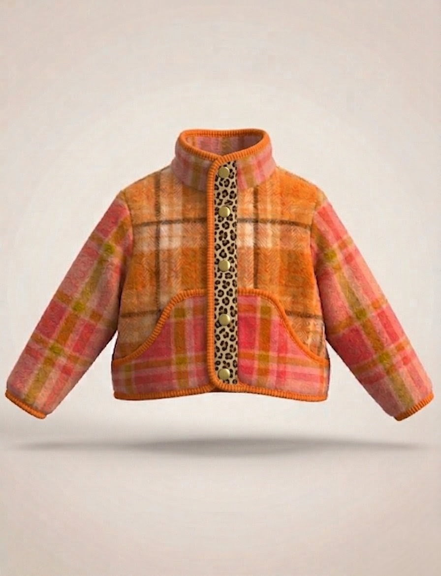 Oversized winter crop jacket