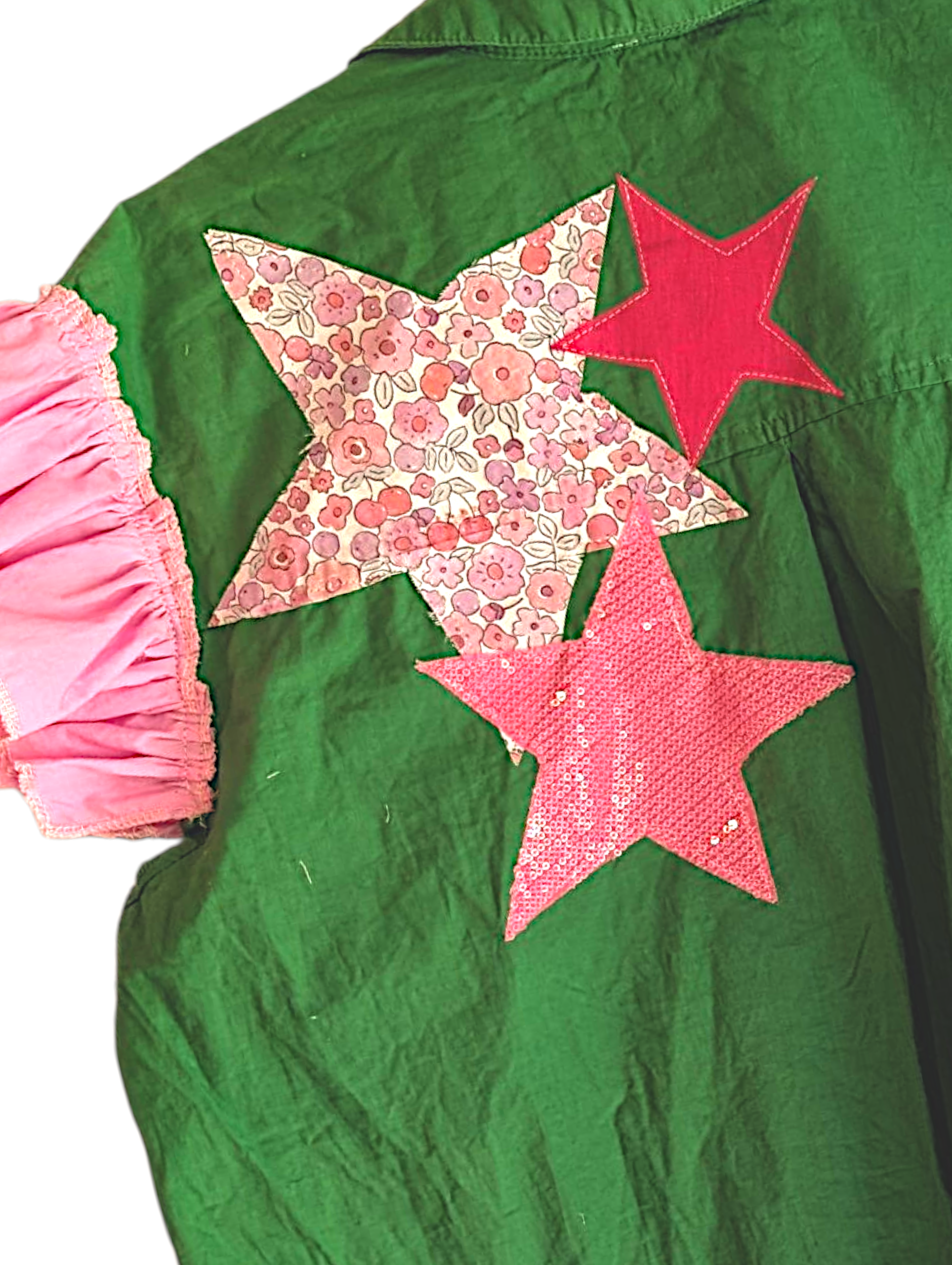 Emerald cotton shirt