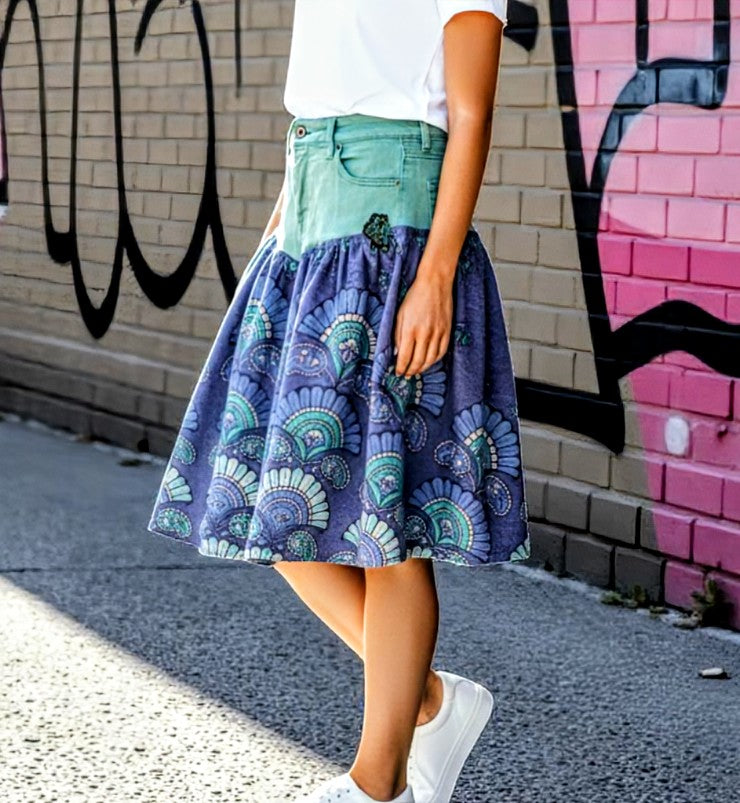 Patchwork skirt