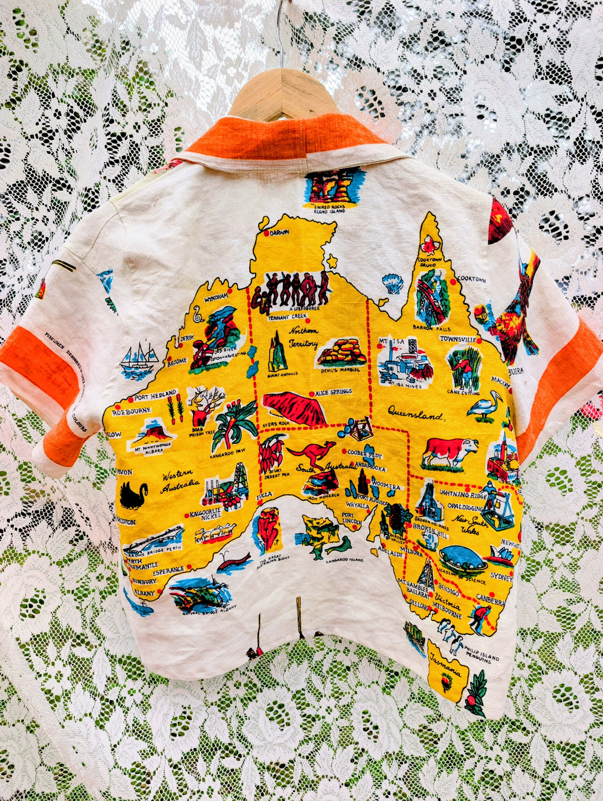 Vintage Patch shirt - Size S/M