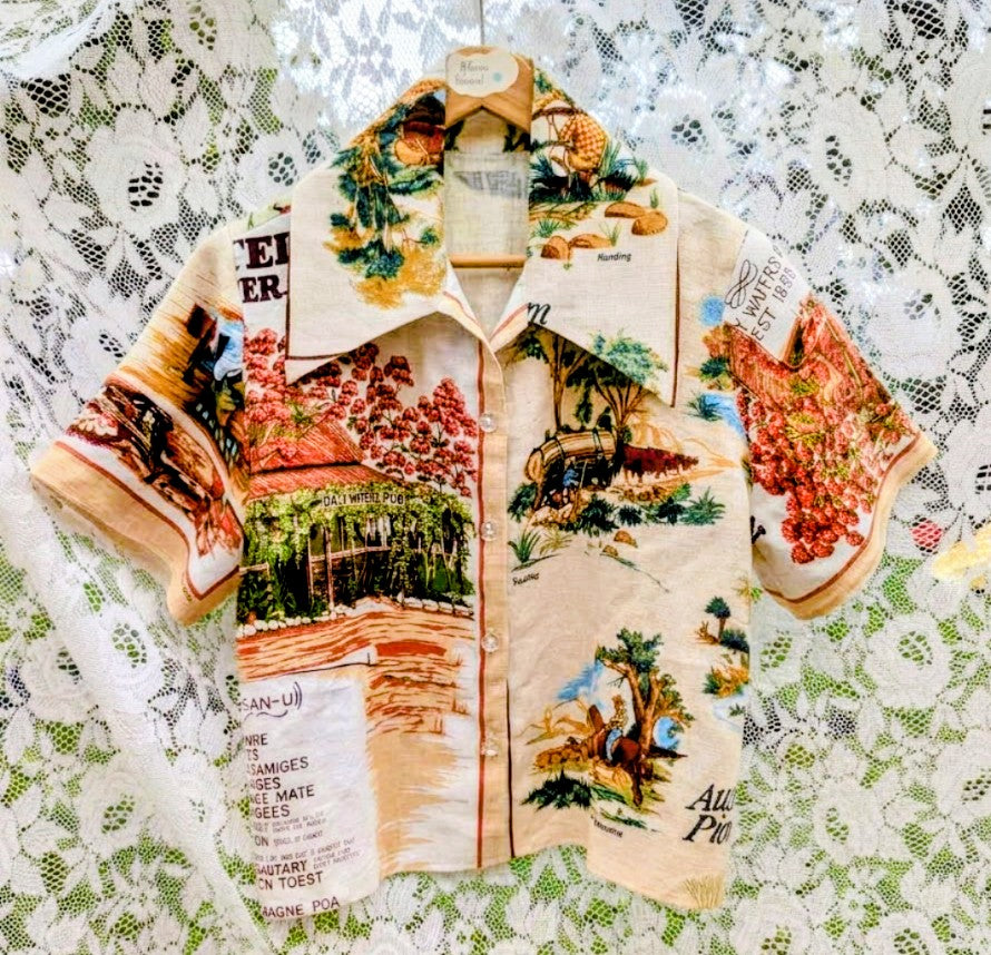 Vintage Patch shirt - Size S/M