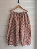 Oversized barrel leg pants