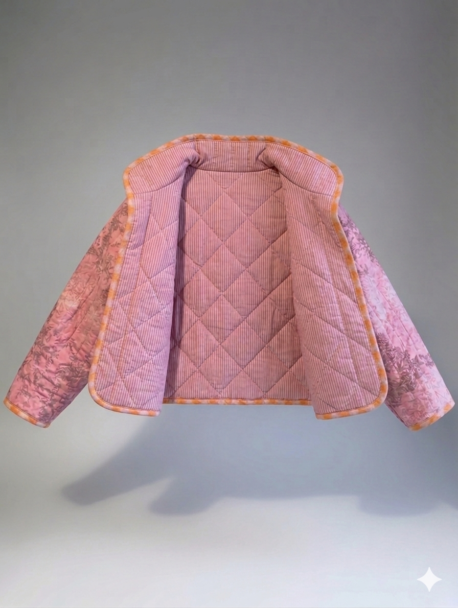 Oversized crop winter jacket