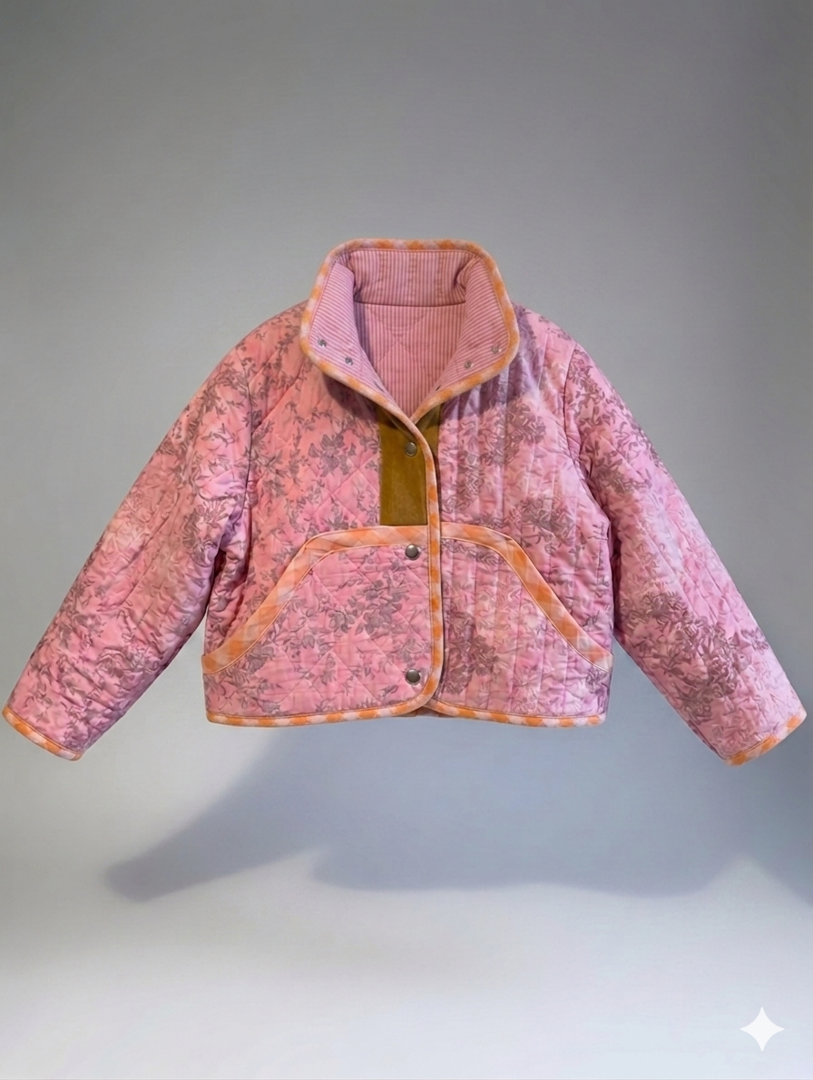 Oversized crop winter jacket
