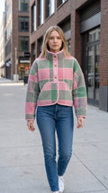 Oversized winter crop jacket