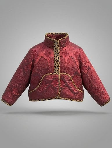 Oversized winter crop jacket