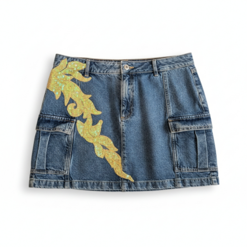Denim skirt