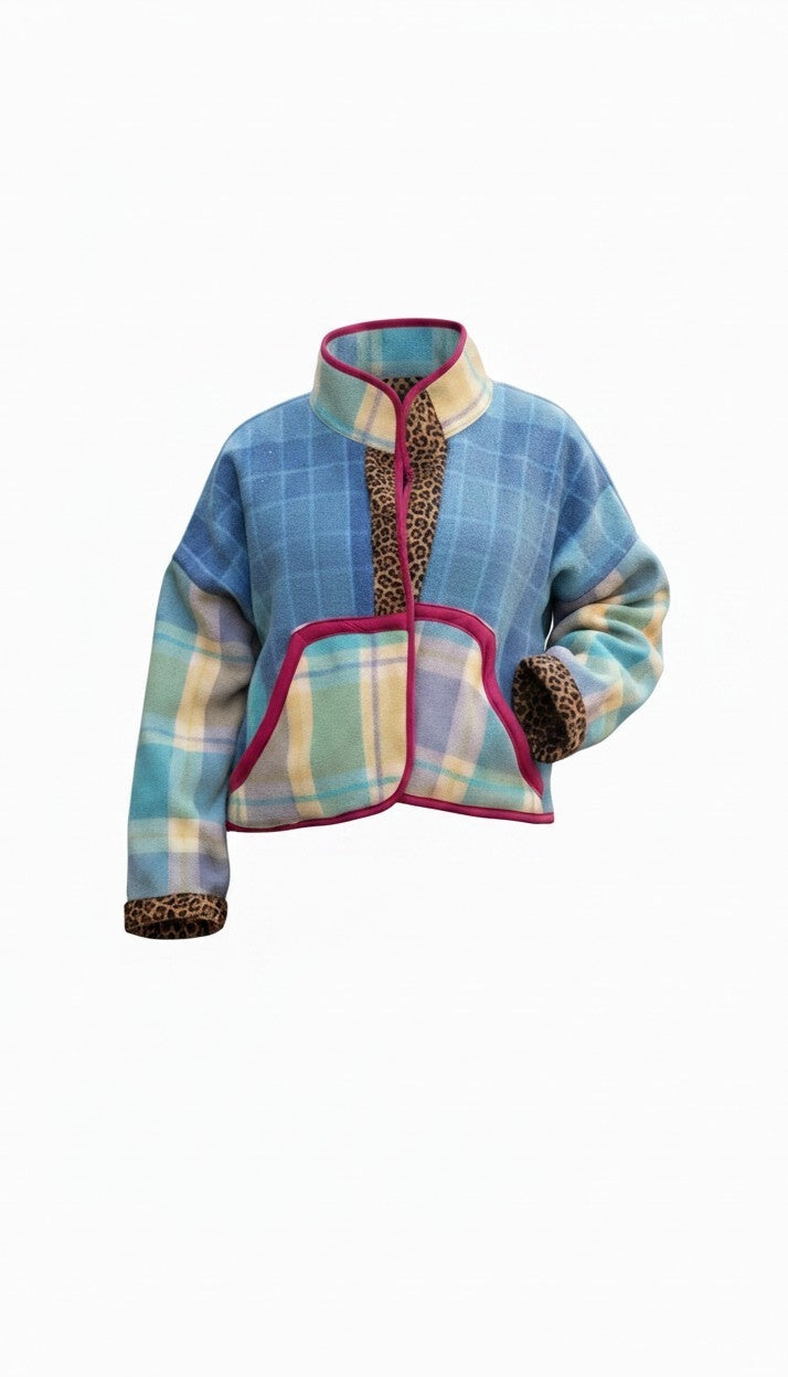 Oversized crop winter jacket