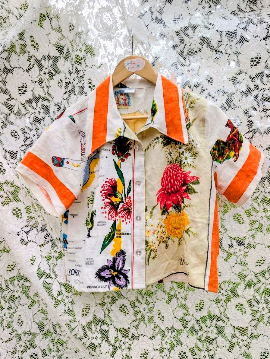 Vintage Patch shirt - Size S/M