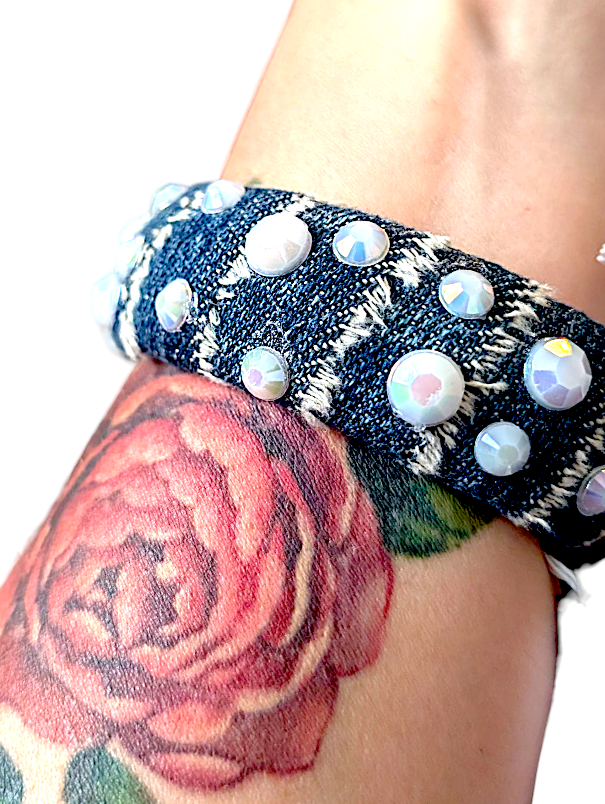 Denim bracelet