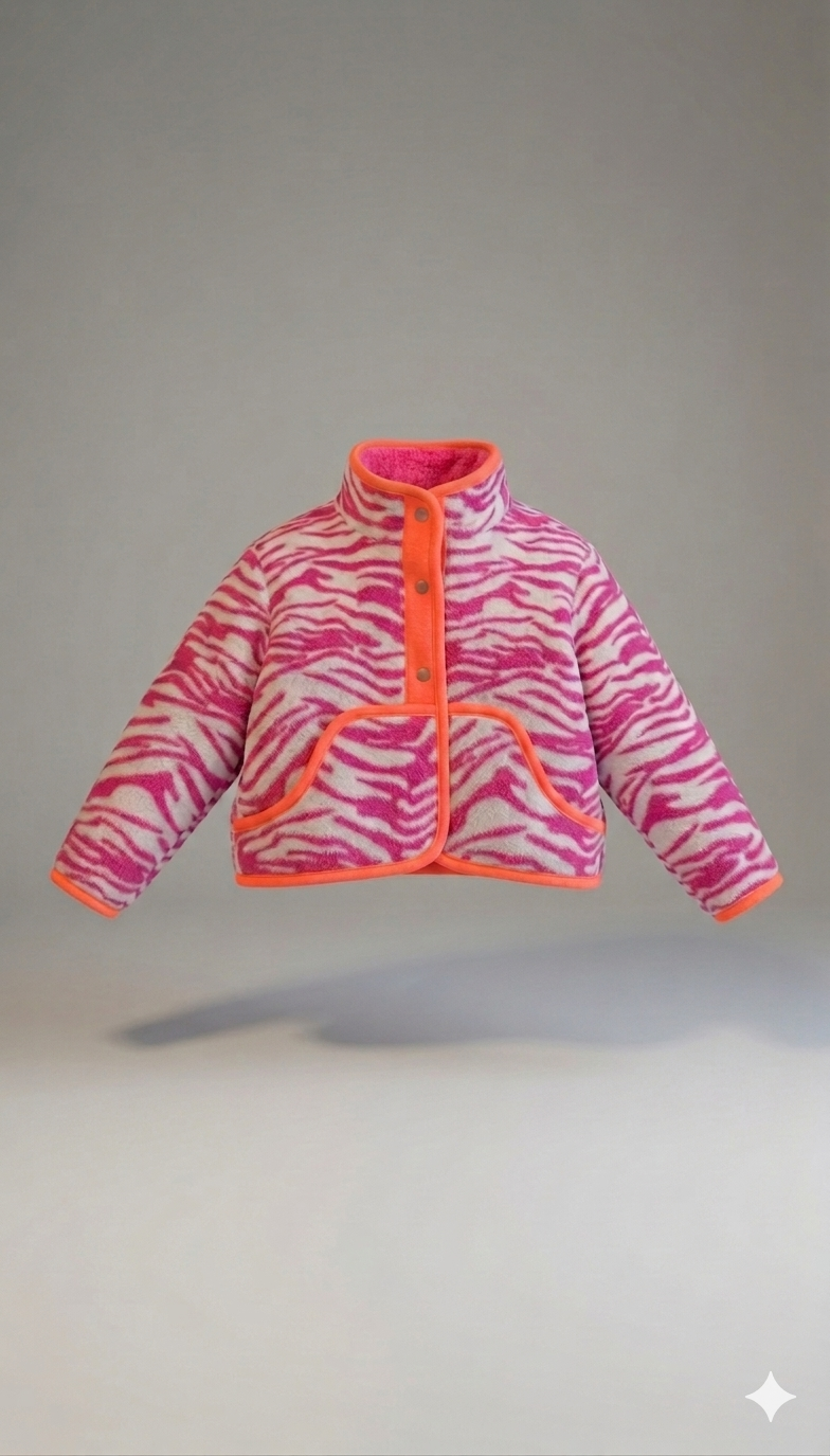 Oversized winter crop jacket