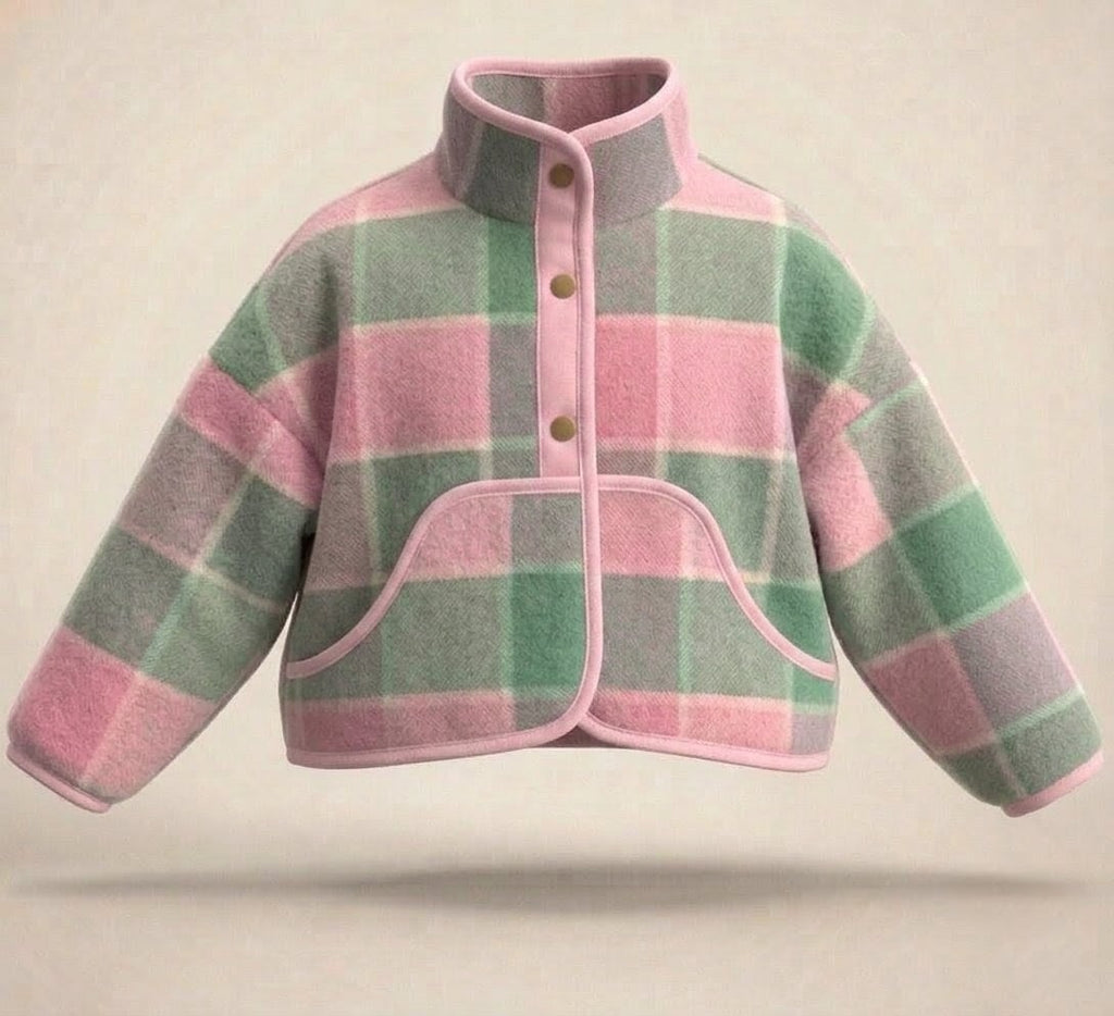 Oversized winter crop jacket