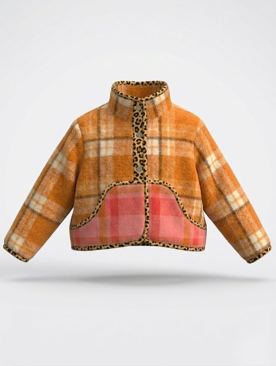 Oversized winter crop jacket