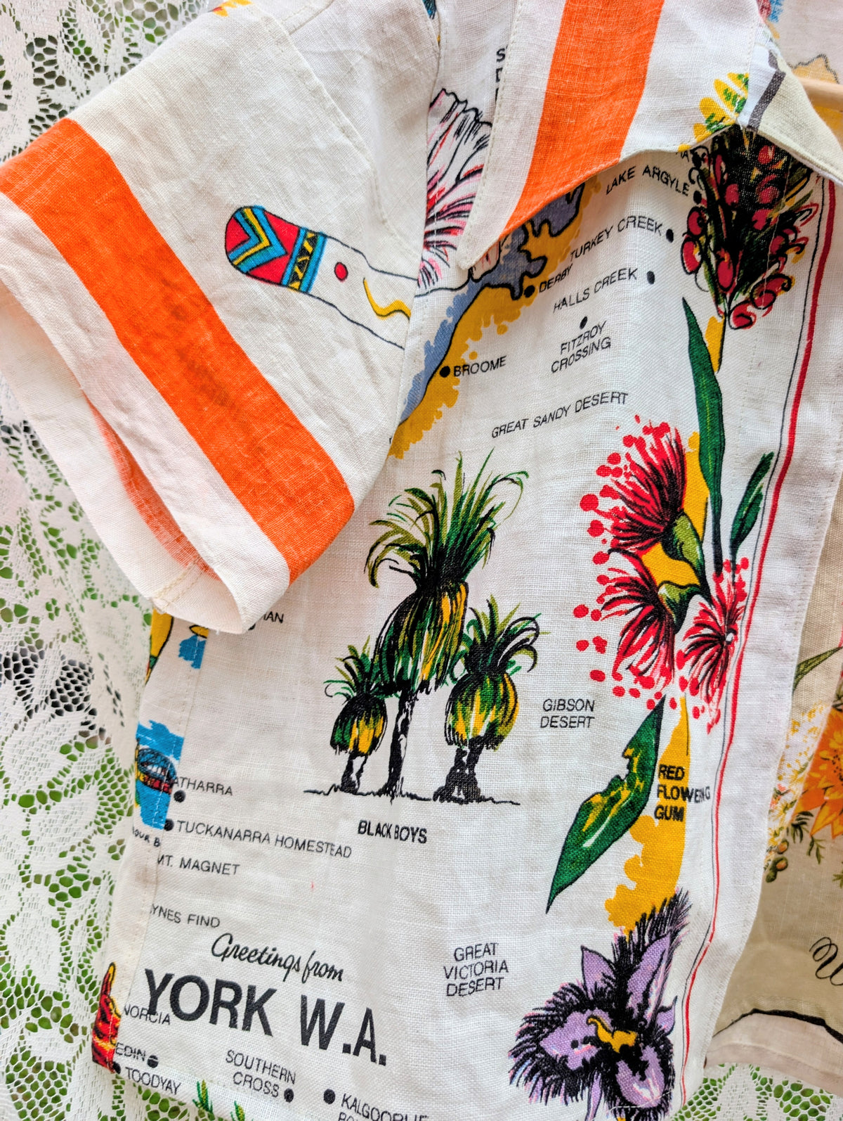 Vintage Patch shirt - Size S/M