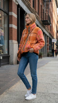 Oversized winter crop jacket