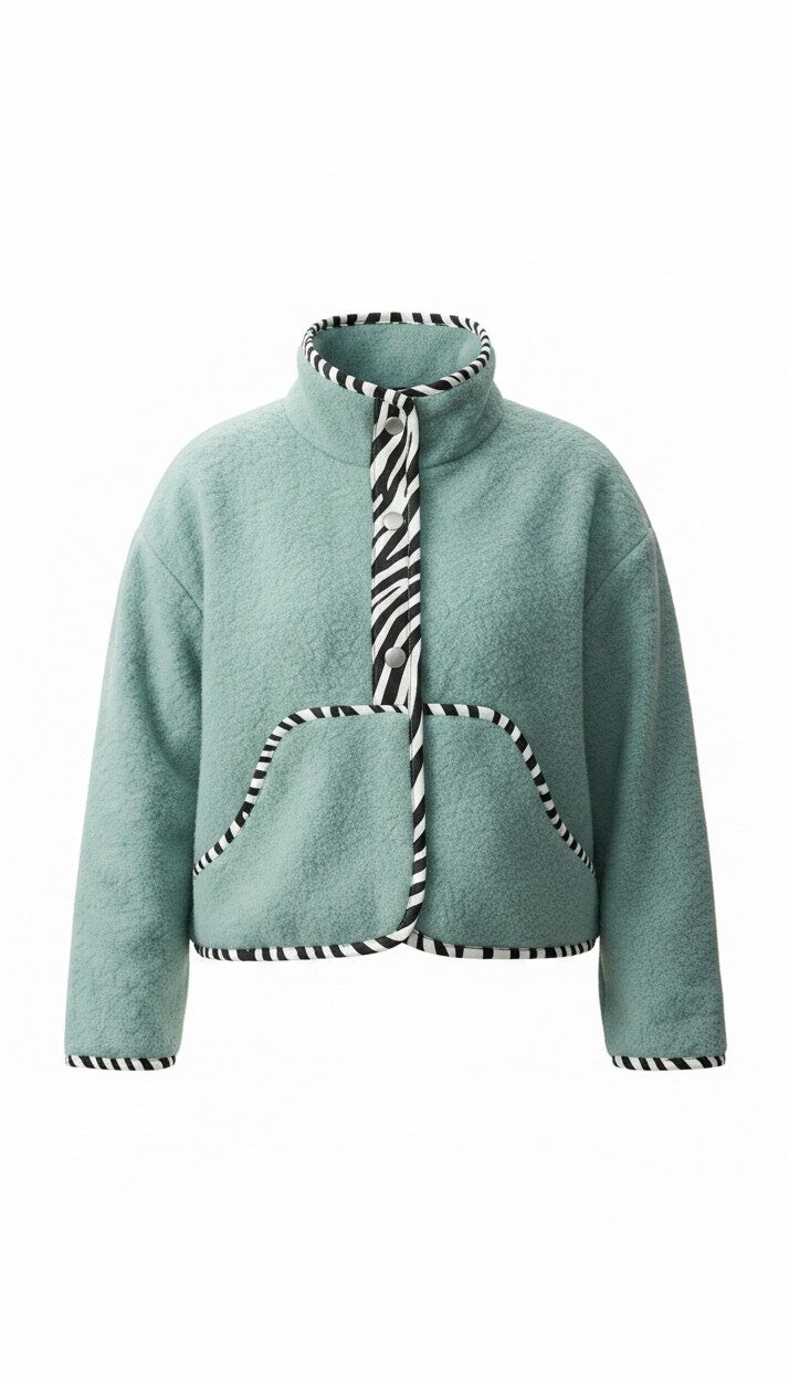 Oversized winter crop jacket