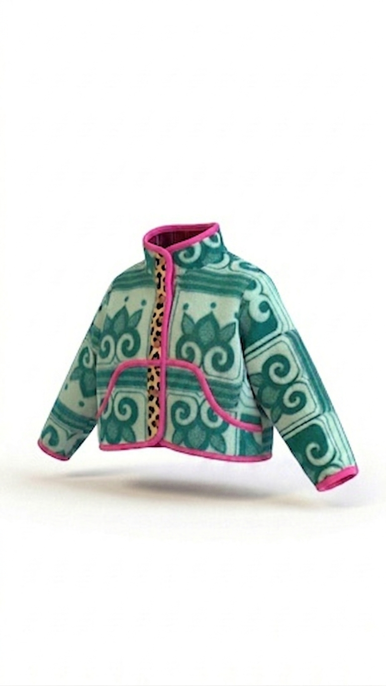 Oversized winter crop jacket