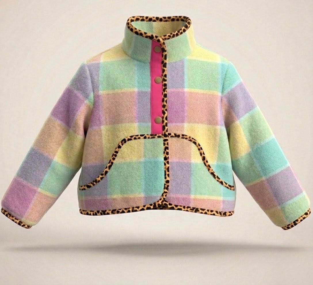 Oversized winter crop jacket