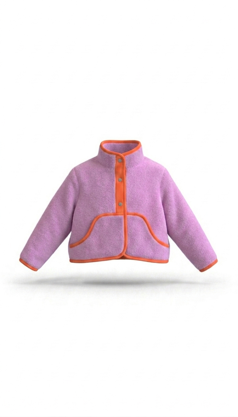 Oversized winter crop jacket