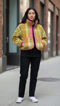 Oversized winter crop jacket
