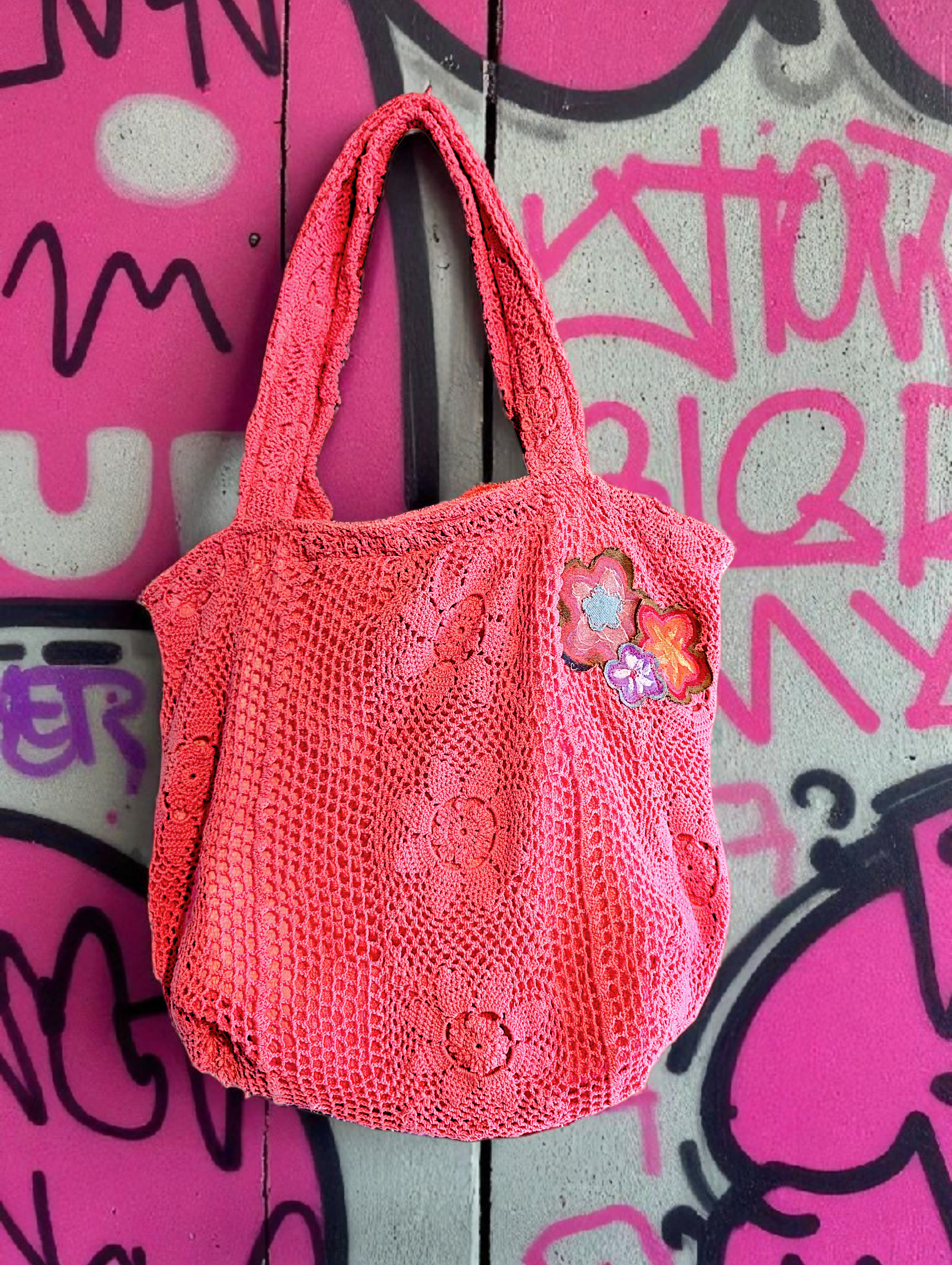 Large toweling tote