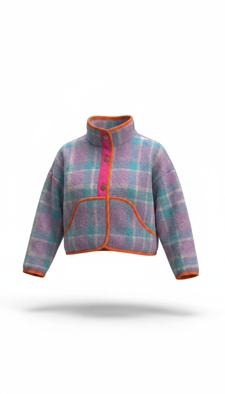 Oversized winter crop jacket