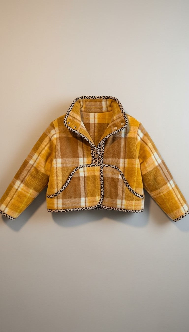Oversized crop winter jacket