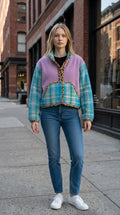 Oversized winter crop jacket