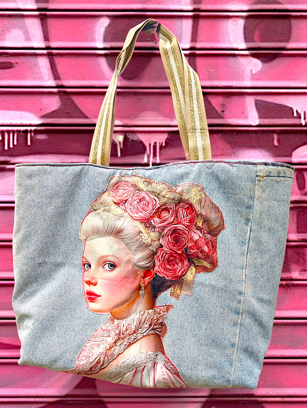 "Lady Whistledown" oversized tote