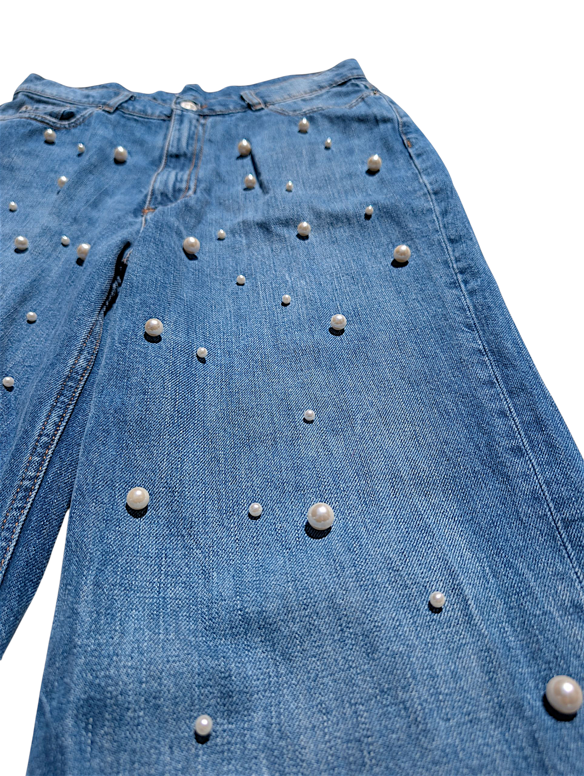 Pearl butterfly jeans