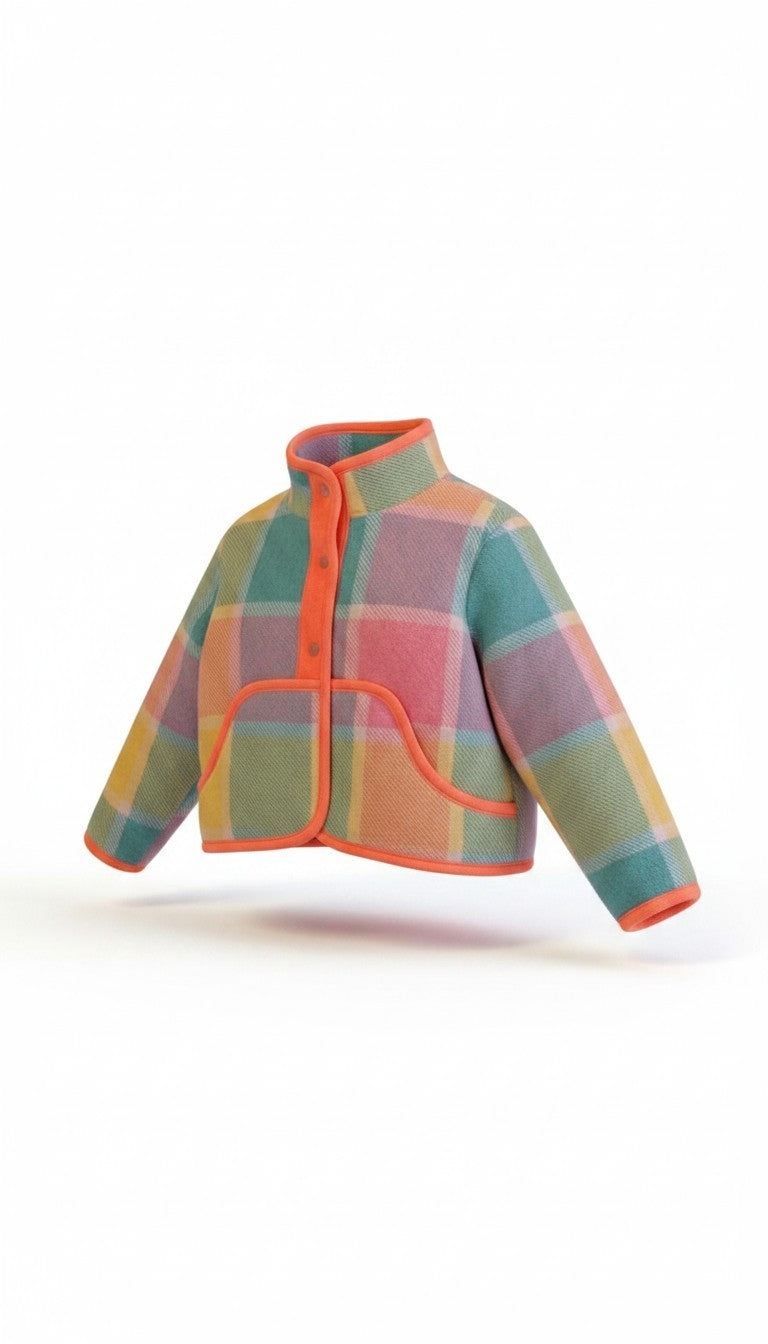 Oversized winter crop jacket
