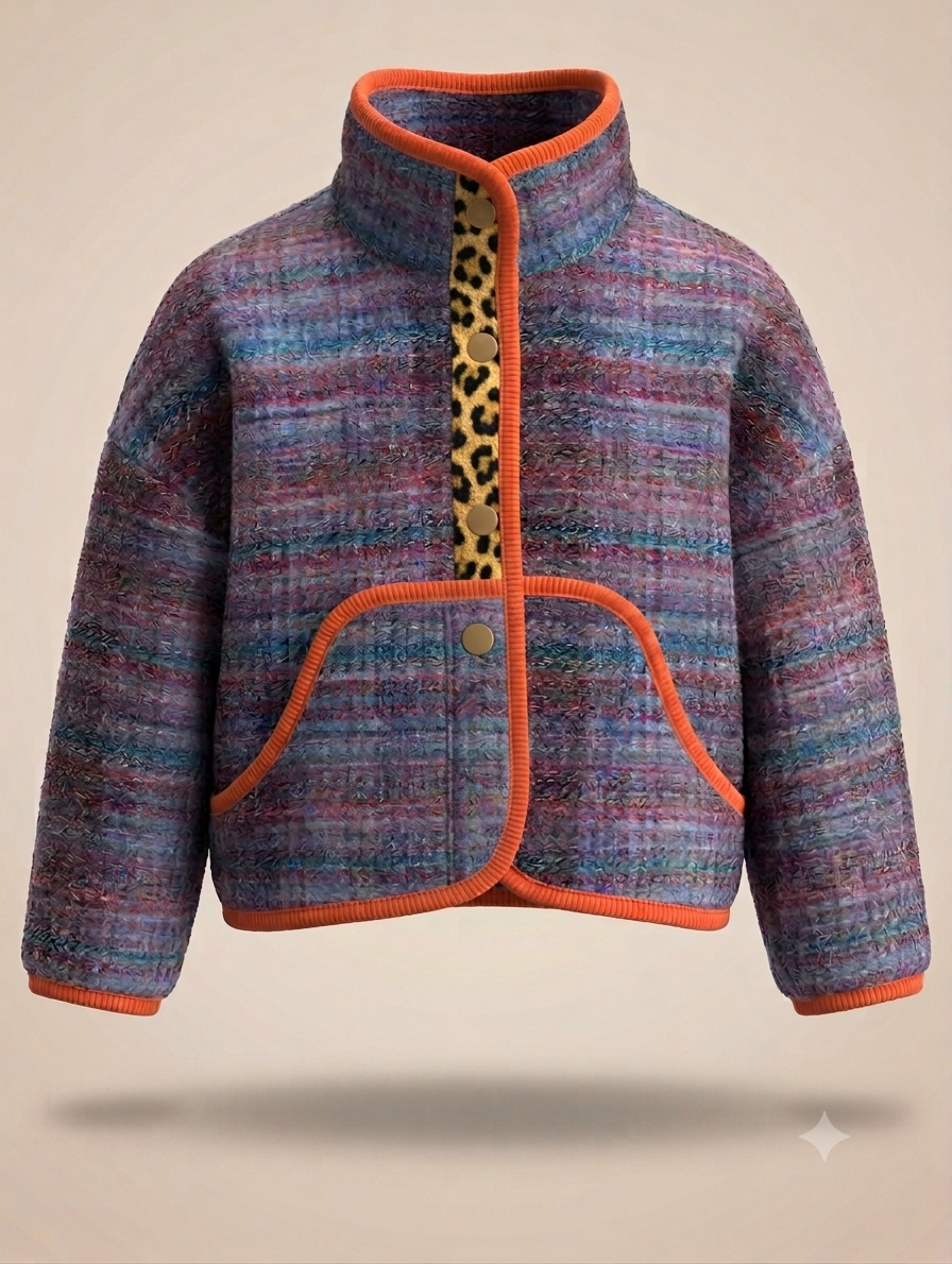 Oversized winter crop jacket