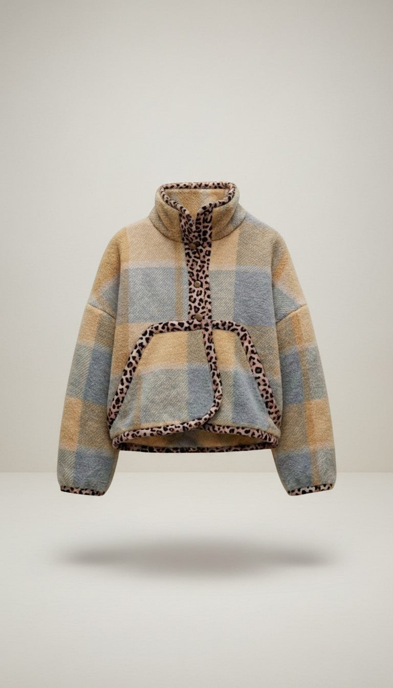 Oversized crop winter jacket