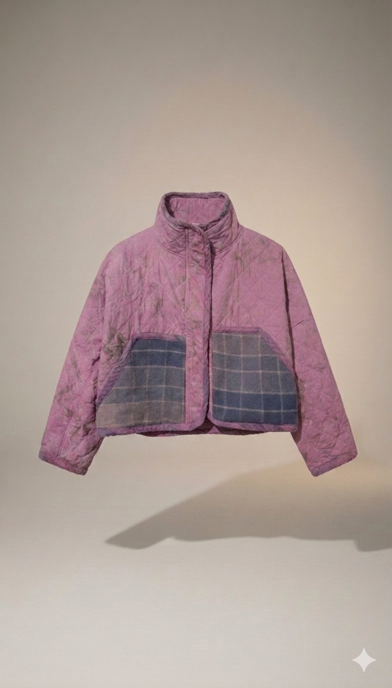 Oversized crop winter jacket