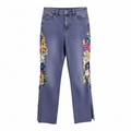 Purple sparkle jeans