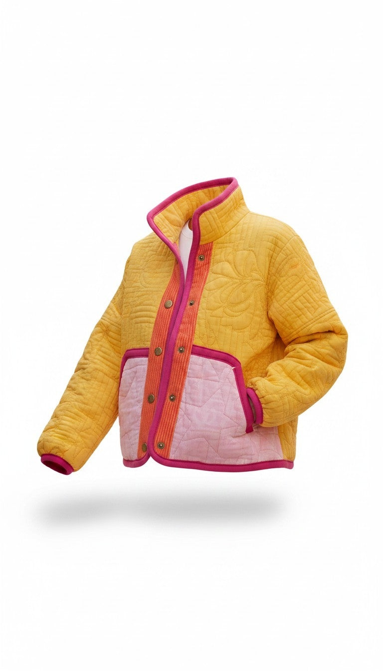 Oversized winter crop jacket