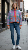 Oversized winter crop jacket