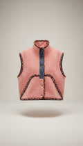 Oversized winter crop vest