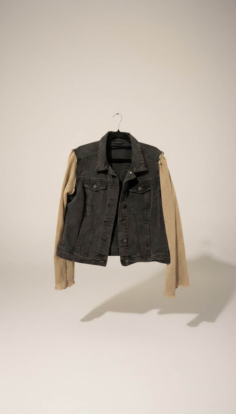 Full of heart denim jacket