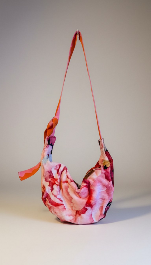 Bed of roses blanket sling bag