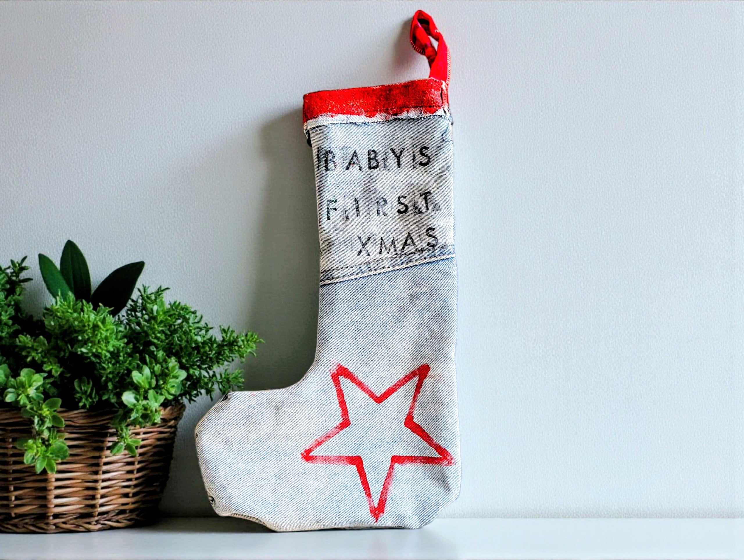 Personalised Christmas stocking