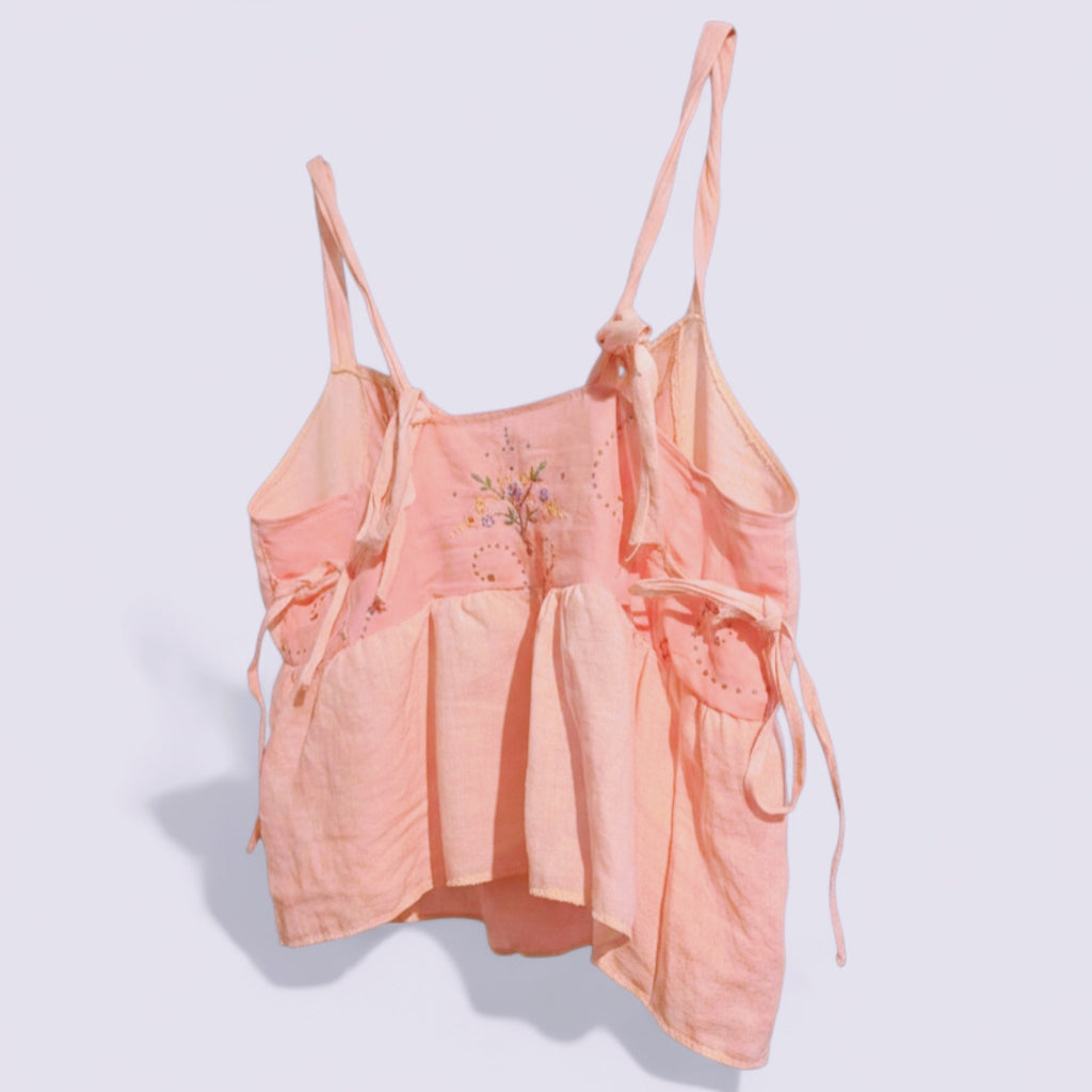 Vintage cotton and linen swing tank