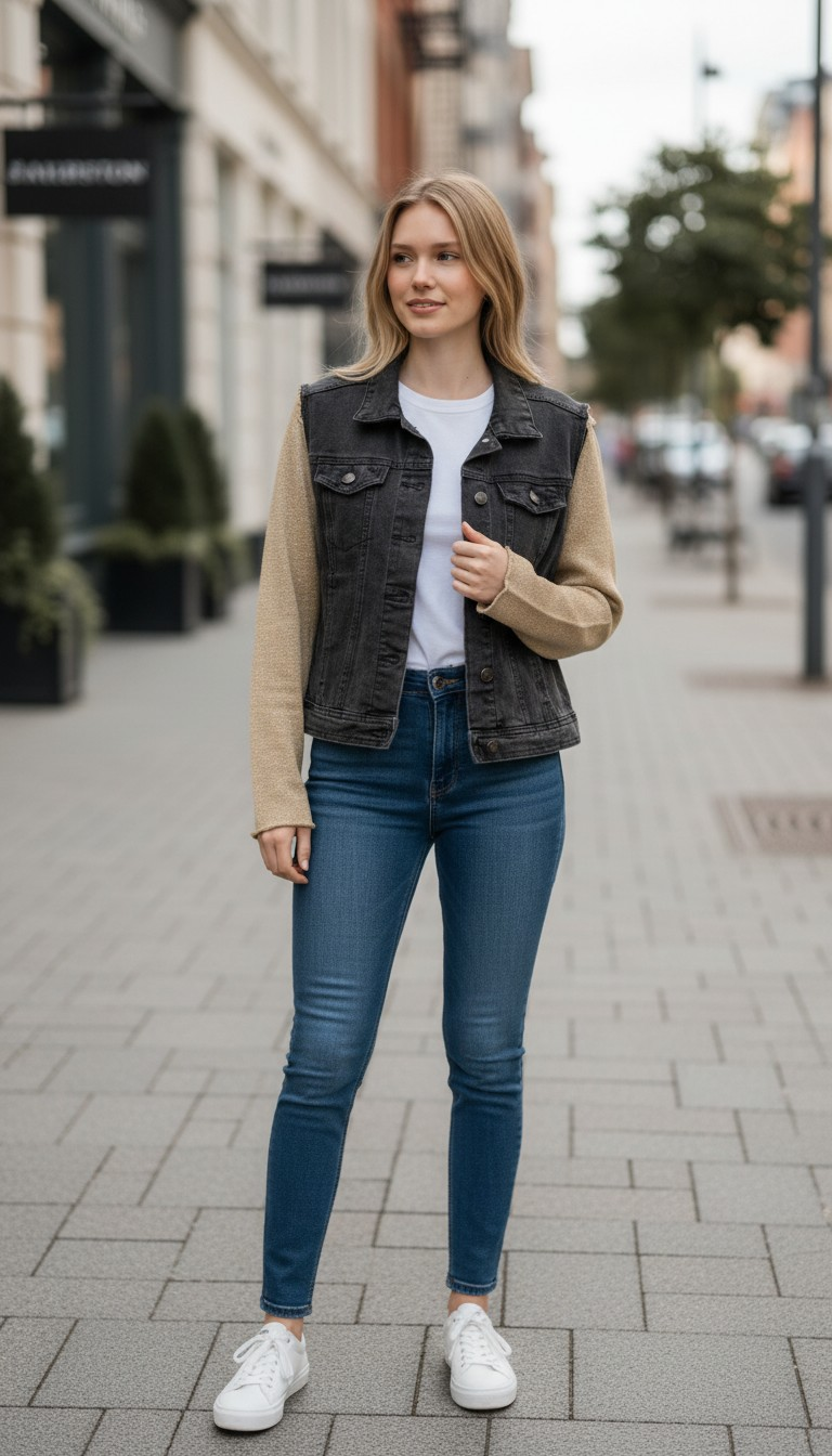 Full of heart denim jacket