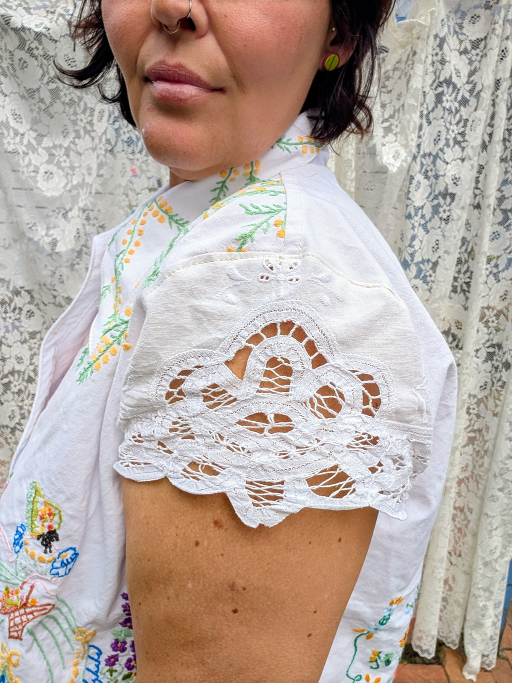 Vintage Embroidered Shirt